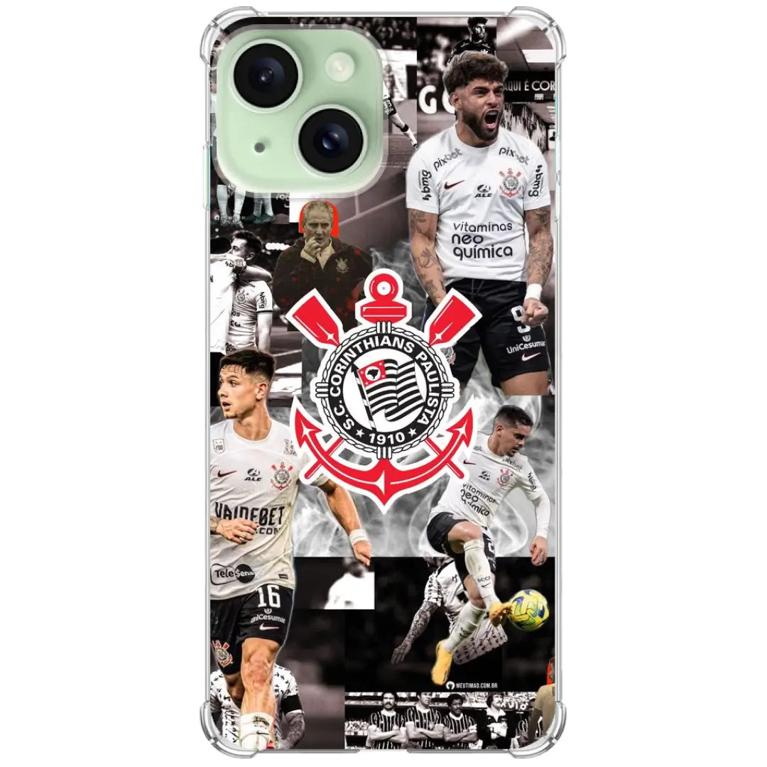 Capinha para celular Corinthians Jogadores Colagem